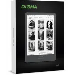 Электронная книга Digma A8 7.8" E-Ink Carta 1873x1404 Touch Screen 1.8Ghz 3072/32Gb/SD/microSDHC/подсветка дисплея темно-серый