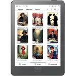 Электронная книга Digma P6 6" E-Ink Kaleido 1072x1448 Touch Screen 1.8Ghz 3072/32Gb/SD/microSDHC темно-серый