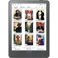 Электронная книга Digma P6 6" E-Ink Kaleido 1072x1448 Touch Screen 1.8Ghz 3072/32Gb/SD/microSDHC темно-серый
