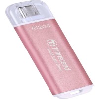 Накопитель SSD Transcend USB-C 512GB TS512GESD300P ESD300 розовый