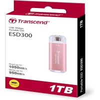 Накопитель SSD Transcend USB-C 1TB TS1TESD300P ESD300 розовый