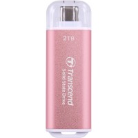 Накопитель SSD Transcend USB-C 2TB TS2TESD300P ESD300 розовый Накопитель SSD Transcend USB-C 2TB TS2TESD300P ESD300 розовый