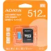 Флеш карта microSDXC 512GB A-Data AUSDX512GUICL10A1-RA1 Premier Pro + adapter