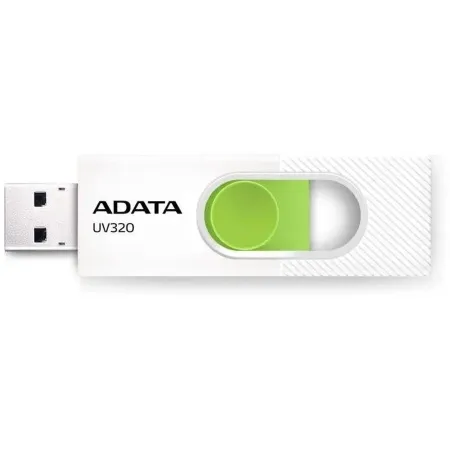 Флеш Диск A-Data 32GB UV320 AUV320-32G-RWHGN USB3.2 белый/зеленый