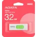 Флеш Диск A-Data 32GB UV320 AUV320-32G-RWHGN USB3.2 белый/зеленый