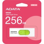 Флеш Диск A-Data 256GB UV320 AUV320-256G-RWHGN USB3.2 белый/зеленый
