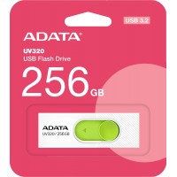 Флеш Диск A-Data 256GB UV320 AUV320-256G-RWHGN USB3.2 белый/зеленый