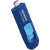 Флеш Диск A-Data 256GB Type-C UC300 ACHO-UC300-256G-RNB/BU USB3.2 синий/голубой