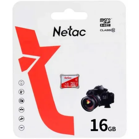 Флеш карта microSDHC 16GB Netac NT02P500ECO-016G-S P500 Eco w/o adapter