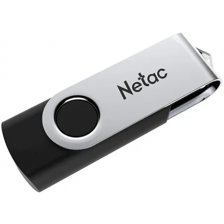 Флеш Диск Netac 128GB U505 NT03U505N-128G-30BK USB3.0 черный/серебристый