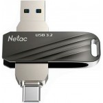 Флеш Диск Netac 256GB US1 NT03US11C-256G-32BK USB3.0 черный/серебристый