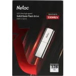 Флеш Диск Netac 128GB US2 NT03US2N-128G-32SL USB3.1 черный/серебристый