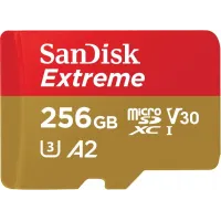Флеш карта microSDXC 256GB Sandisk SDSQXAV-256G-GN6MN Extreme A2 w/o adapter