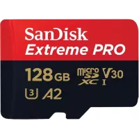 Флеш карта microSDXC 128GB Sandisk SDSQXCD-128G-GN6MA Extreme Pro + adapter