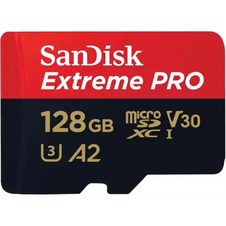 Флеш карта microSDXC 128GB Sandisk SDSQXCD-128G-GN6MA Extreme Pro + adapter