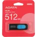 Флеш Диск A-Data 512GB DashDrive UV128 AUV128-512G-RBE USB3.0 черный/синий