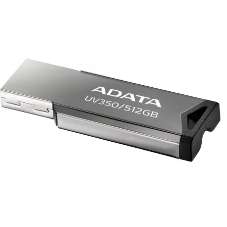Флеш Диск A-Data 512GB UV350 AUV350-512G-RBK USB3.0 серебристый