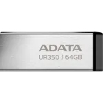Флеш Диск A-Data 64GB UR350 UR350-64G-RSR/BK USB3.2 серебристый/черный