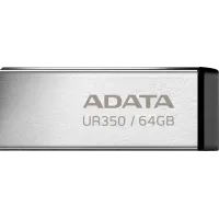 Флеш Диск A-Data 64GB UR350 UR350-64G-RSR/BK USB3.2 серебристый/черный