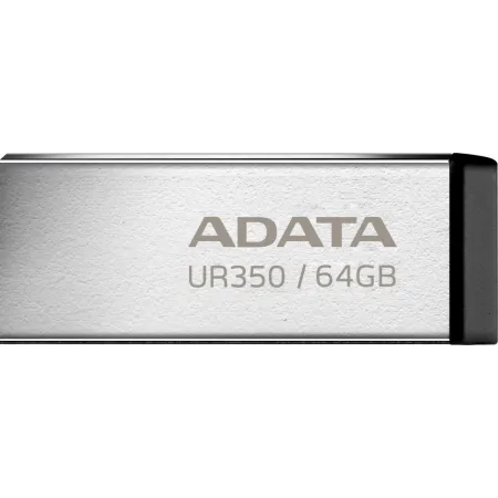 Флеш Диск A-Data 64GB UR350 UR350-64G-RSR/BK USB3.2 серебристый/черный