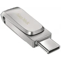 Флеш Диск Sandisk 1TB Ultra Dual Drive Luxe SDDDC4-1T00-G46 USB3.1 серебристый