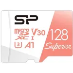 Флеш карта microSDXC 128GB Silicon Power SP128GBSTXDV3V20SP Superior + adapter