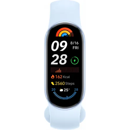 Фитнес-трекер Xiaomi Smart Band 9 AMOLED корп.:синий рем.:синий (BHR8346GL )