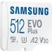 Флеш карта microSDXC 512GB Samsung MB-MC512SA/EU EVO Plus + adapter
