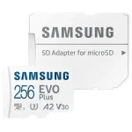Флеш карта microSDXC 256GB Samsung MB-MC256SA EVO Plus + adapter