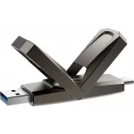 Флеш Диск Netac 512GB US5 NT03US5C-512G-32TA USB3.2 серый
