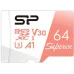 Флеш карта microSDXC 64GB Silicon Power SP064GBSTXDV3V20SP Superior + adapter