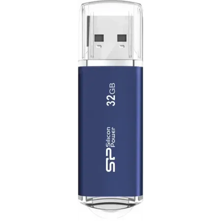 Флеш Диск Silicon Power 32GB Ultima II-I Series SP032GBUF2M01V1B USB2.0 синий