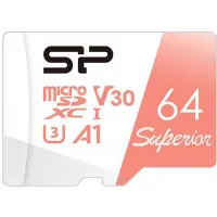 Флеш карта microSDXC 64GB Silicon Power SP064GBSTXDV3V20 Superior V30 A1 w/o adapter