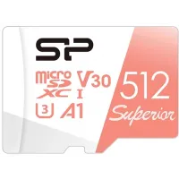 Флеш карта microSDXC 512GB Silicon Power SP512GBSTXDV3V20SP Superior + adapter