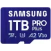 Флеш карта microSDXC 1TB Samsung MB-MD1T0SA Pro PLUS V30 A2 + adapter