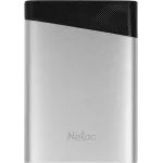 Накопитель SSD Netac USB-C 240GB NT01Z6S-240G-32SL Z6S 2.5" серебристый