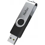 Флеш Диск Netac 8GB U505 NT03U505N-008G-20BK USB2.0 черный/серебристый