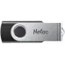Флеш Диск Netac 8GB U505 NT03U505N-008G-20BK USB2.0 черный/серебристый