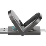 Флеш Диск Netac 256GB US9 NT03US9C-256G-32TA USB3.2 серый