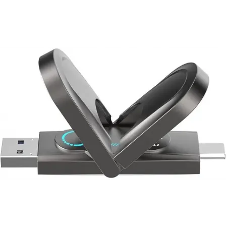 Флеш Диск Netac 256GB US9 NT03US9C-256G-32TA USB3.2 серый