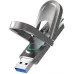 Флеш Диск Netac 256GB US9 NT03US9C-256G-32TA USB3.2 серый
