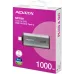 Накопитель SSD A-Data USB3.2 Gen2 1TB SC750-1000G-CCBK SC750 серый