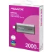 Накопитель SSD A-Data USB3.2 Gen2 2TB SC750-2000G-CCBK SC750 серый