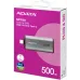Накопитель SSD A-Data USB3.2 Gen2 500GB SC750-500G-CCBK SC750 серый