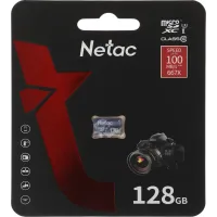 Флеш карта microSDXC 128GB Netac P500 Ultra w/o adapter