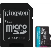Флеш карта microSDXC 128GB Kingston SDCG4/128GB Canvas Go! Plus V30 A2 + adapter