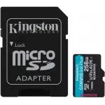 Флеш карта microSDXC 256GB Kingston SDCG4/256GB Canvas Go! Plus A2 + adapter