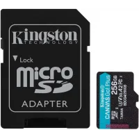 Флеш карта microSDXC 256GB Kingston SDCG4/256GB Canvas Go! Plus A2 + adapter