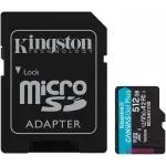 Флеш карта microSDXC 512GB Kingston SDCG4/512GB Canvas Go! Plus V10 A2 + adapter