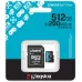 Флеш карта microSDXC 512GB Kingston SDCG4/512GB Canvas Go! Plus V10 A2 + adapter